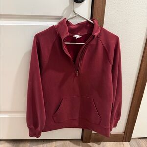 all in motion women’s Zip Pullover Sweatshirt - Maroon